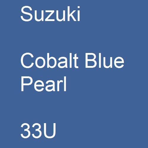 Suzuki, Cobalt Blue Pearl, 33U.